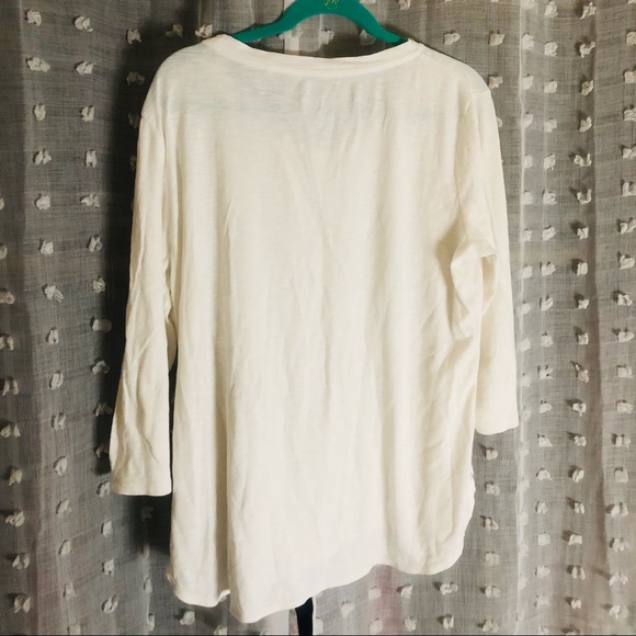 💖Scoop Neck Tee - Picture 2 of 8